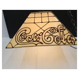 Vintage Coca Cola Hanging Light 17" wide