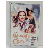 Wizard of OZ Metal Sign  10.5 x 16.5"