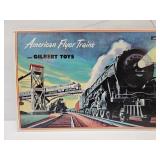 American Flyer Trains Gilbert Metal Sign 12x16"