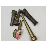 Lot Brass Hose Nozzles