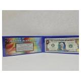 Hologram Multicolor Legal $1 Note