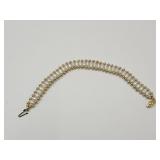 14k Gold Bracelet with Pearls