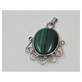 Sterling Double Sided Pendant MAI OJ