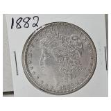 1882 Silver Morgan Dollar Coin