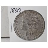 1880 Silver Morgan Dollar Coin