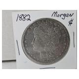 1882 Silver Morgan Dollar Coin