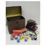 VTG Standard  Film Strip Projector w Bulbs & Film