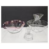 MCM Chip & Dip Bowl, Coin Dot Candle Holder+