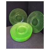6.25" Uranium Plates Lot of 9