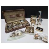 Cuff Links, Giraffe Trinket Boxes+