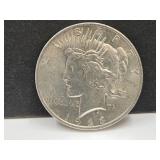 1923 Silver Peace Dollar Coin