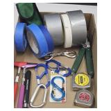 Blue Tape & Duct Tape, Tape Measure +
