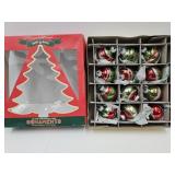 Newer Shiny Brite Ornaments in Box