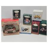 Hallmark Ornaments Collector Cars, & More