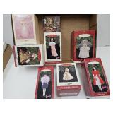 Hallmark Ornaments Barbie w/Boxes
