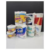 Lg Lot Toilet Paper Charmin, & more