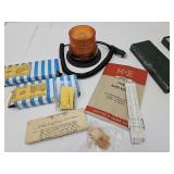 Circus Crafts, Slide Rule, Flashing Light