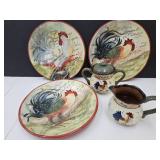 Susan Winget Rooster Dishes