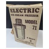 Electric Ice Cream Freezer 4 Quart Used
