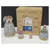 Jim Shore Heartwood Creek Nesting Angels w Box