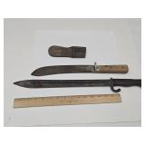 Fightel & Son Schweinfurt  Bayonet & Butcher Knife