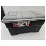 Rubbermaid 14 Gallon Storage Tote BLACK
