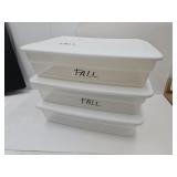 3    28 Qt. Sterilite Storage Totes
