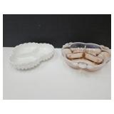 Duncan Miller Opalescent  Divided  & Fenton