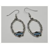 Harley Davidson Sterling Silver wTurquoise & Onyx