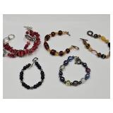 Glass & Beaded Bracelets