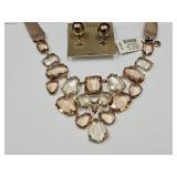 Talbots Necklace, & Monet Earrings
