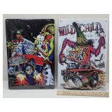 New 2 Rat Fink Metal Signs 8" x 12"