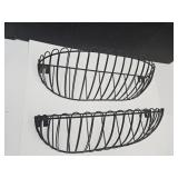 Metal Window Box Planters 23" L x 8" HIGH