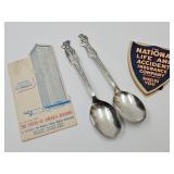 Huckleberry Hound Spoons & Advertising Sewing