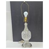 Table Top Lamp with Glass Finial 30" high