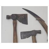 2 Hatchets & Small Saw (LOOSE)