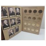US Presidential Dollar Coin Book w 36 Coins