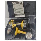 DeWalt 18 V Cordless Light  & Drill Battery, Char