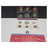 1987 US MInt UNC Coin Set