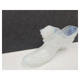 Fenton Art Glass Puss in Boots Glass Slipper