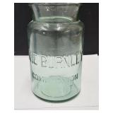 Vintage Aqua QT Size THE BURNLEYBattery Jar