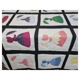 Signed Qult Sun Bonnet Sue 92"x82"