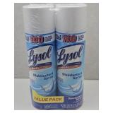 2 Lysol Disinfectant Spray Cans