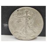 1943 Silver Walking Liberty Half Dollar Coin