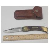 Old Timer Knife Schrade w Sheath