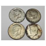 1966, 67, 68, 69 40%  Silver Kennedy 1/2 Dollar
