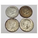 1966, 67, 68, 69 40%  Silver 1/2 Dollar Coins