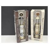 2 NIB Die Cast Toy  Gas Staion Pumps 8" high