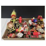 Lot of Fireman Figurines, Toy FIre Trucks++