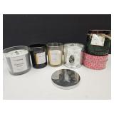 6 Candles in Jars